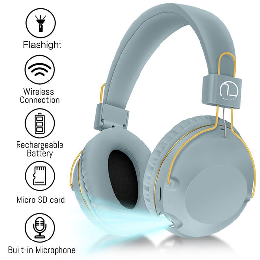 B863 Wireless Headset Bluetooth Headset Long Life Illuminated Music Headset Folding Storage